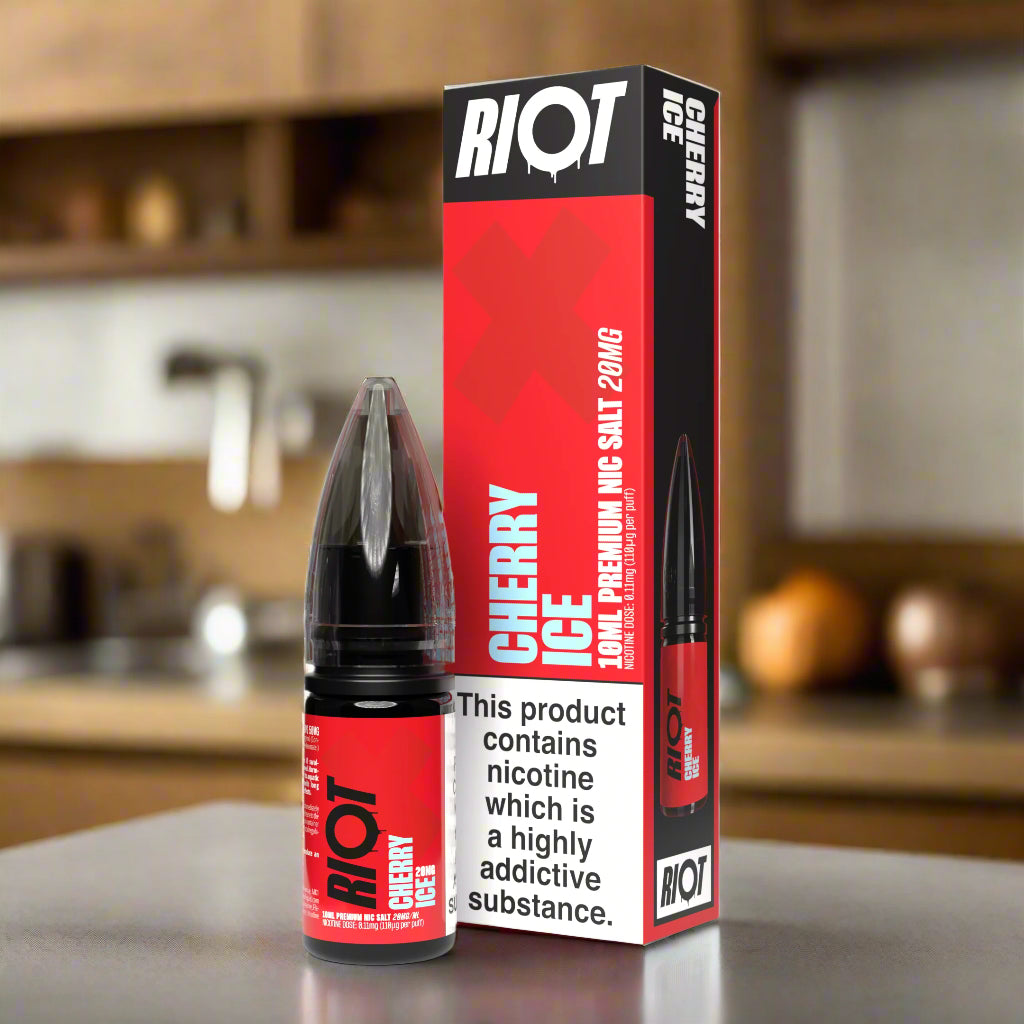 Riot X 10ml Nic Salts Blueberry Peach Fizz