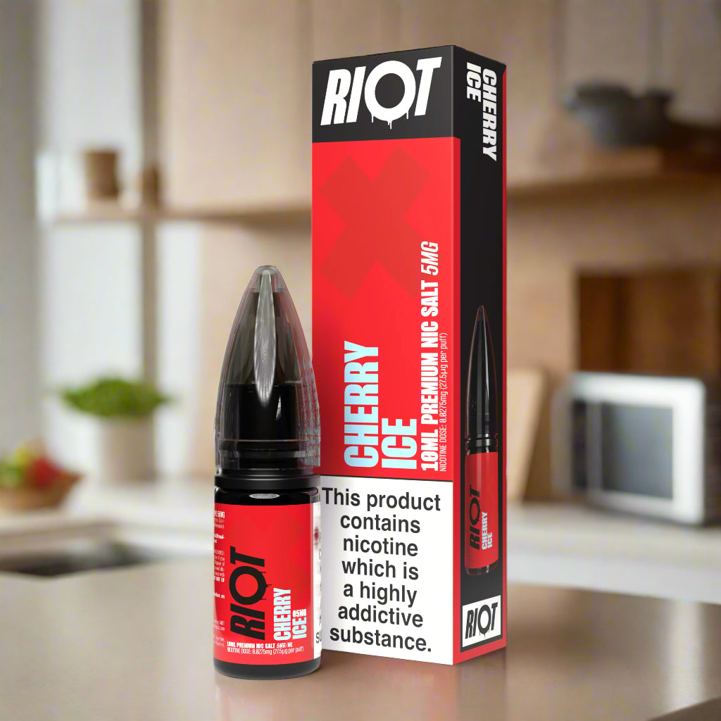 Riot X 10ml Nic Salts Blueberry Peach Fizz