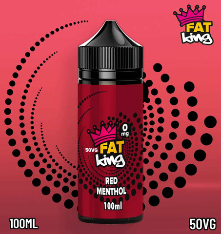 Fat King - Red Menthol 100ml - Smoketronics