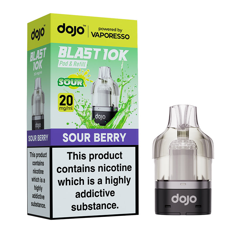 Dojo Blast 10k replacement pod Sour Berry