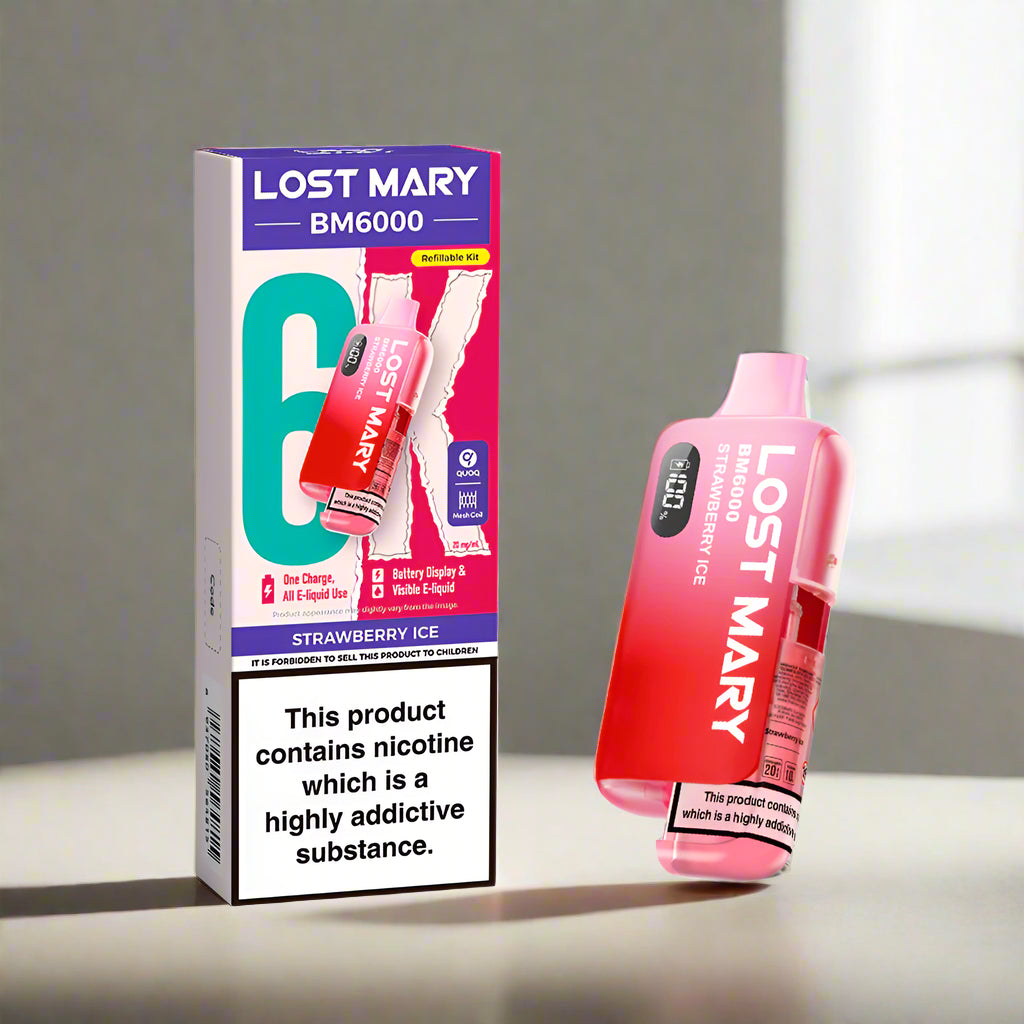 Lost Mary BM6000 Prefilled Pod Kit Strawberry Ice