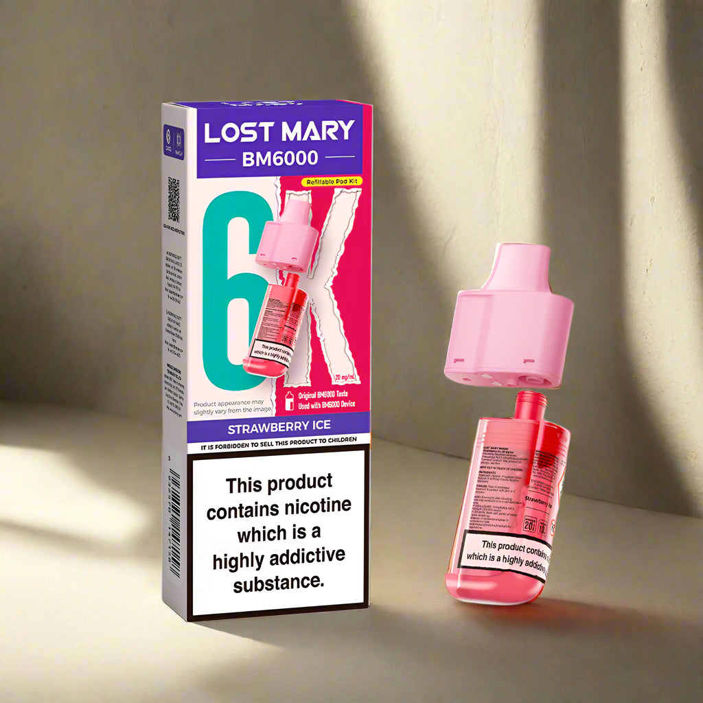 Lost Mary BM6000 Prefilled Replacement Pod Strawberry Ice