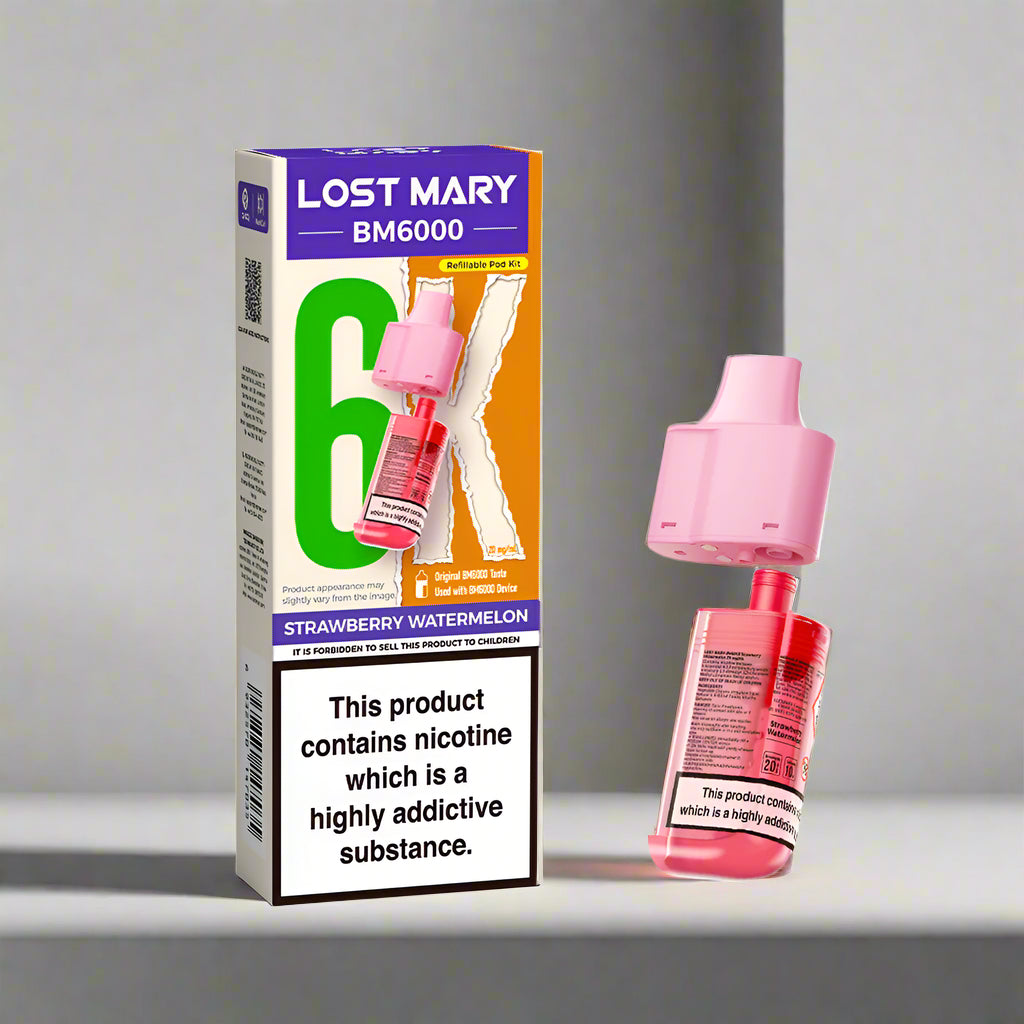 Lost Mary BM6000 Prefilled Replacement Pod Strawberry Watermelon