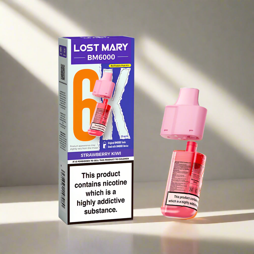 Lost Mary BM6000 Prefilled Replacement Pod Strawberry Kiwi