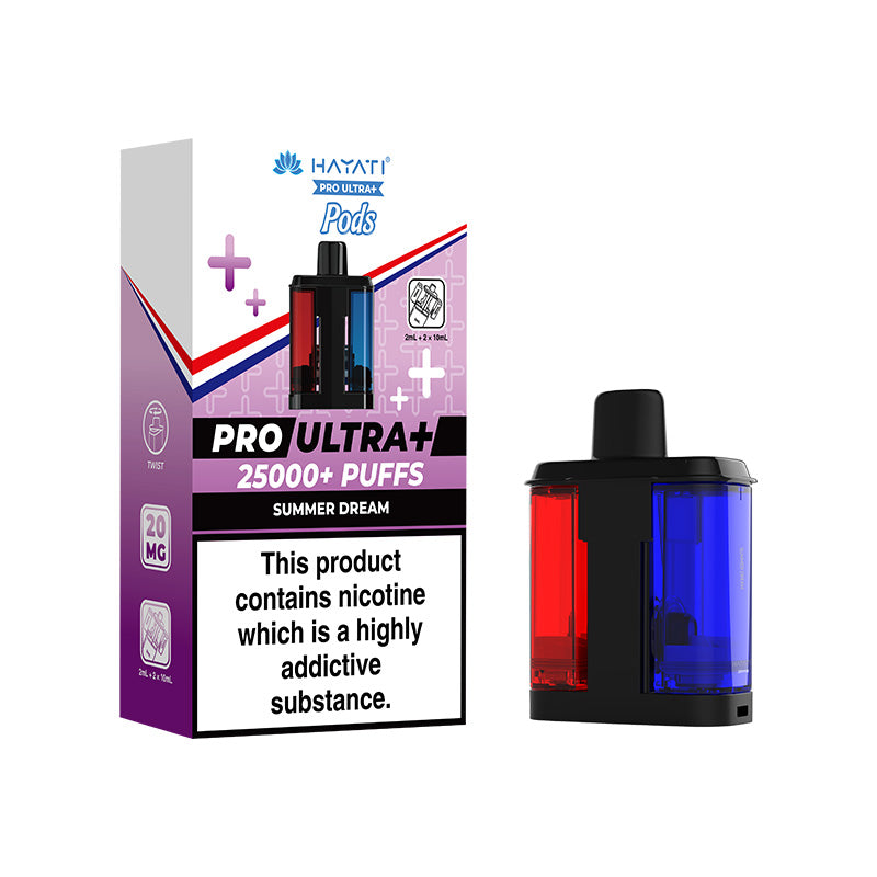 Hayati Pro Ultra Plus 25K Refill Summer Dream | Smoketronics.co.uk