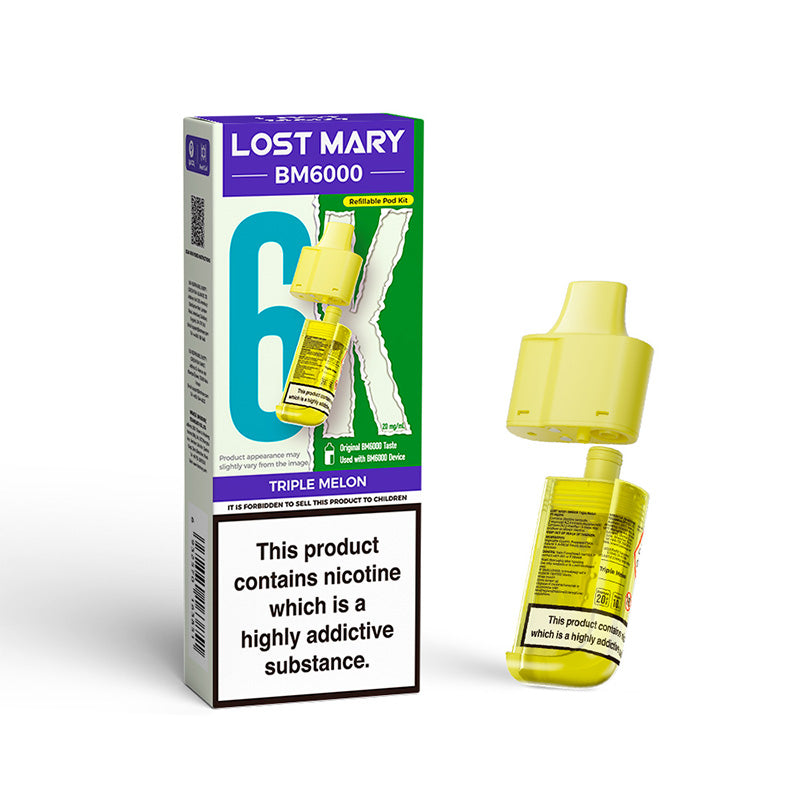 Lost Mary BM6000 Prefilled Replacement Pod Triple Melon