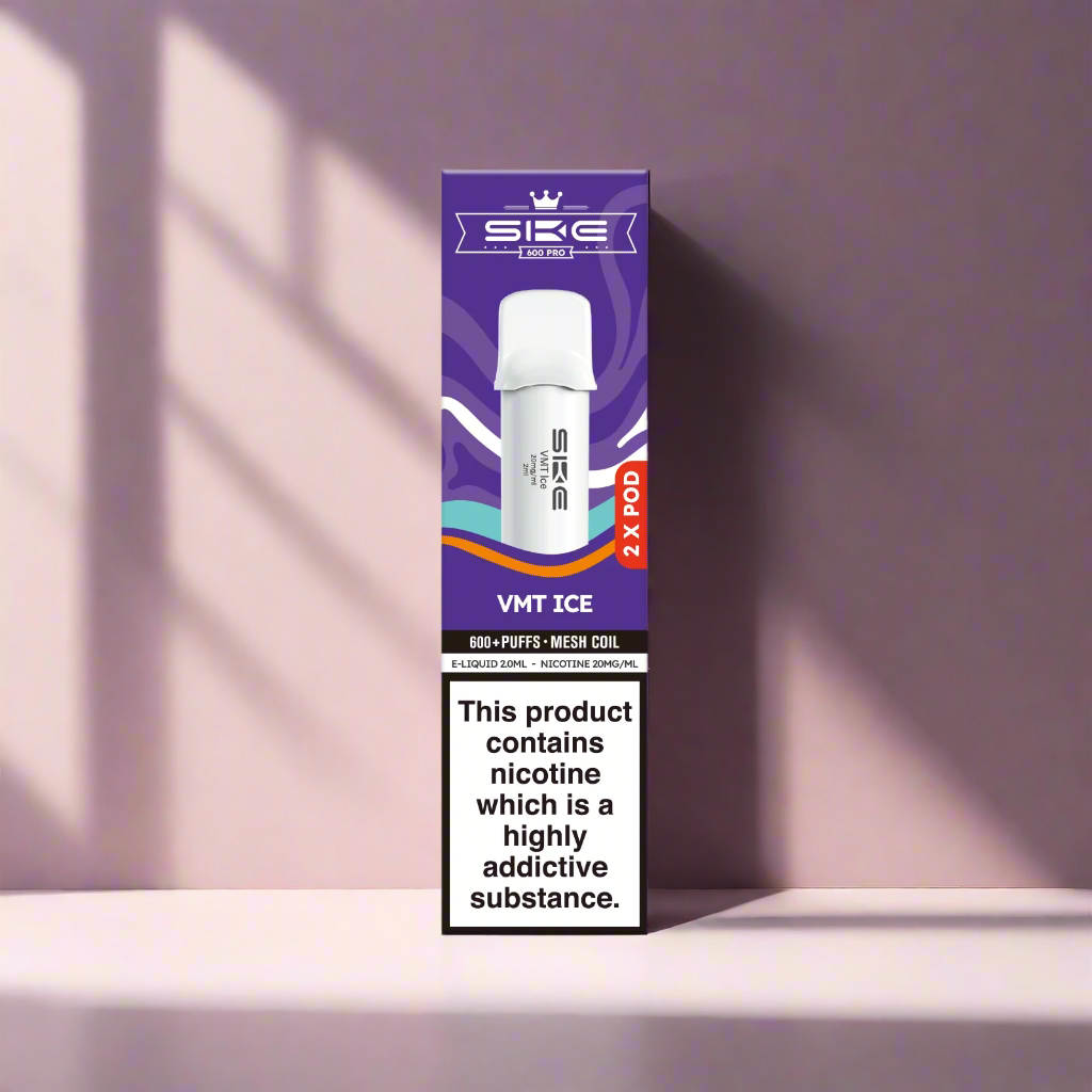 SKE 600 Pro Prefilled Replacement Pods VMT Ice