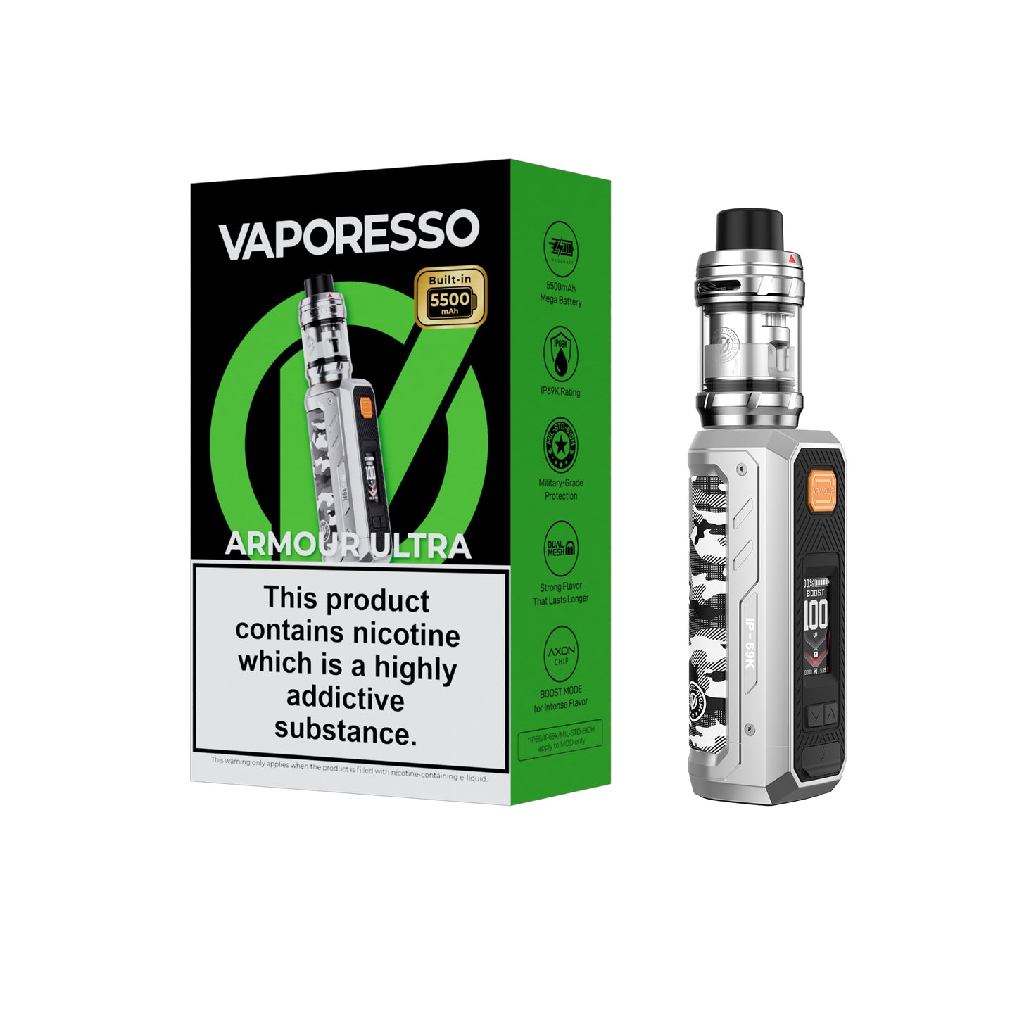 Vaporesso Armour Ultra Kit | Camo Silver