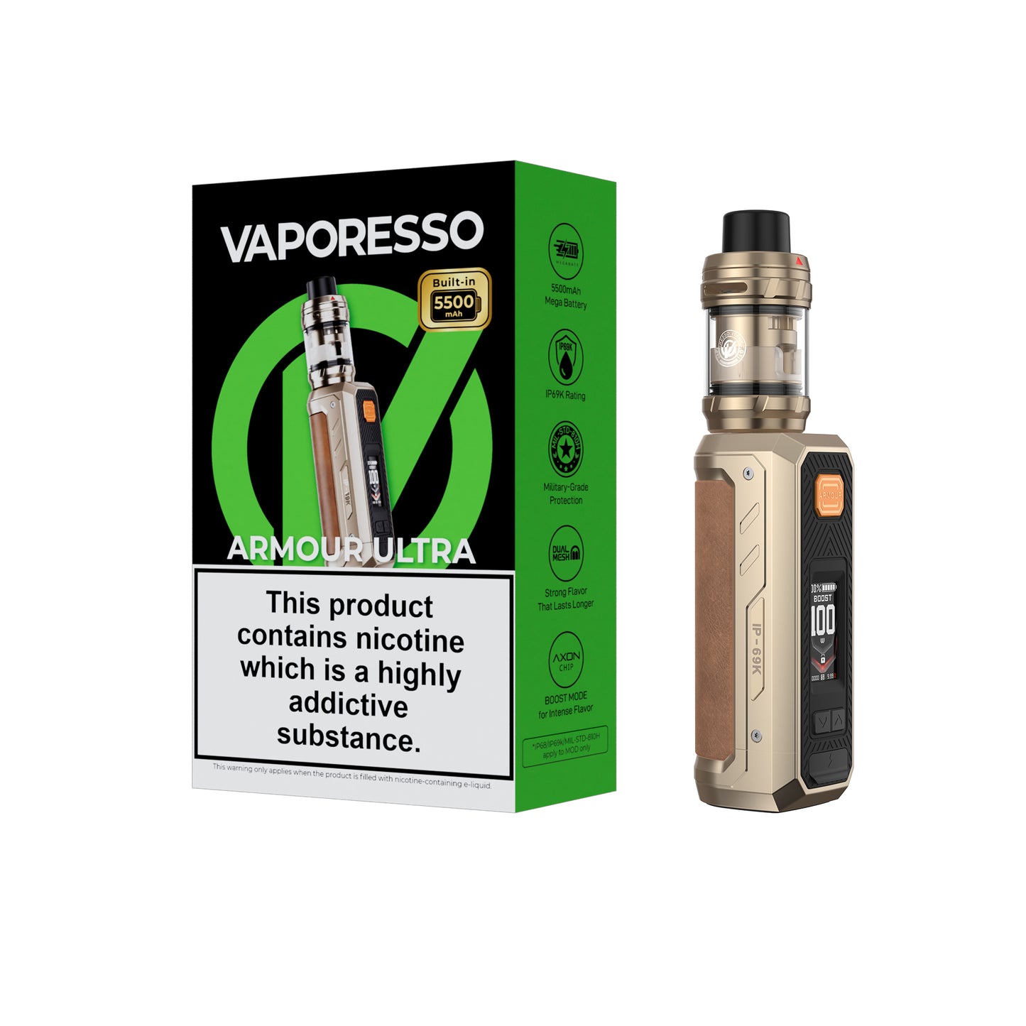 Vaporesso Armour Ultra Kit | Dune Gold