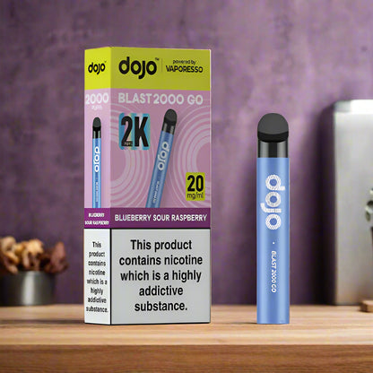 Vaporesso DoJO Blast 2000 Go Pod Kit Blueberry Sour Raspberry
