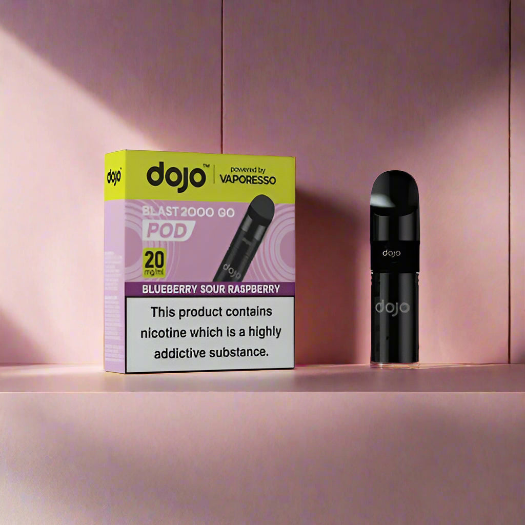 Vaporesso DoJO Blast 2000 Go Pods Blueberry Sour Raspberry