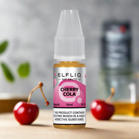 Elfliq 10ml Nic Salt by ElfBar - Cherry Cola - Smoketronics