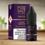 Pod Salt Origin - Liquor Tobacco 10ml (Discontinued) - Smoketronics