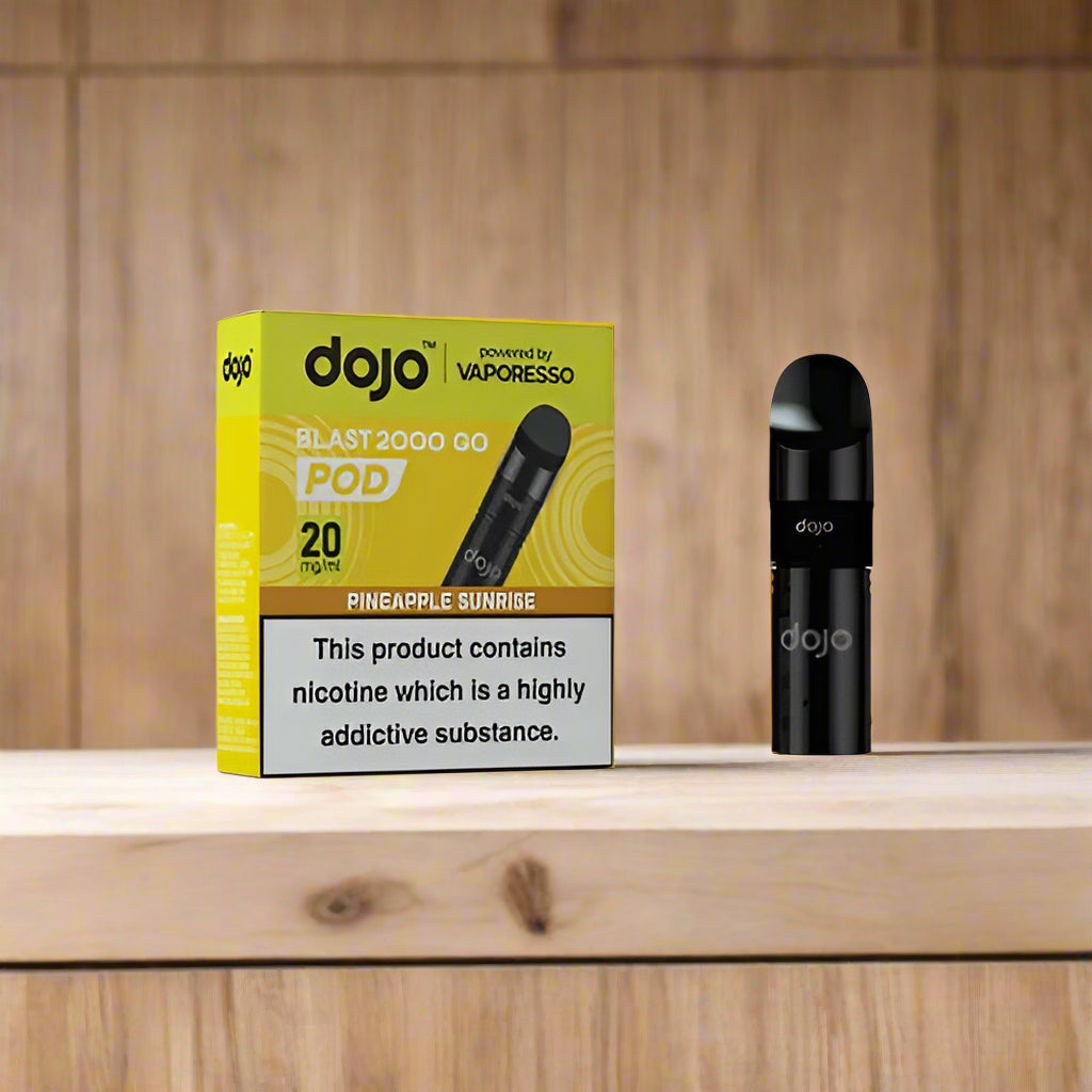 Vaporesso DoJO Blast 2000 Go Replacement Pods Pineapple Sunrise