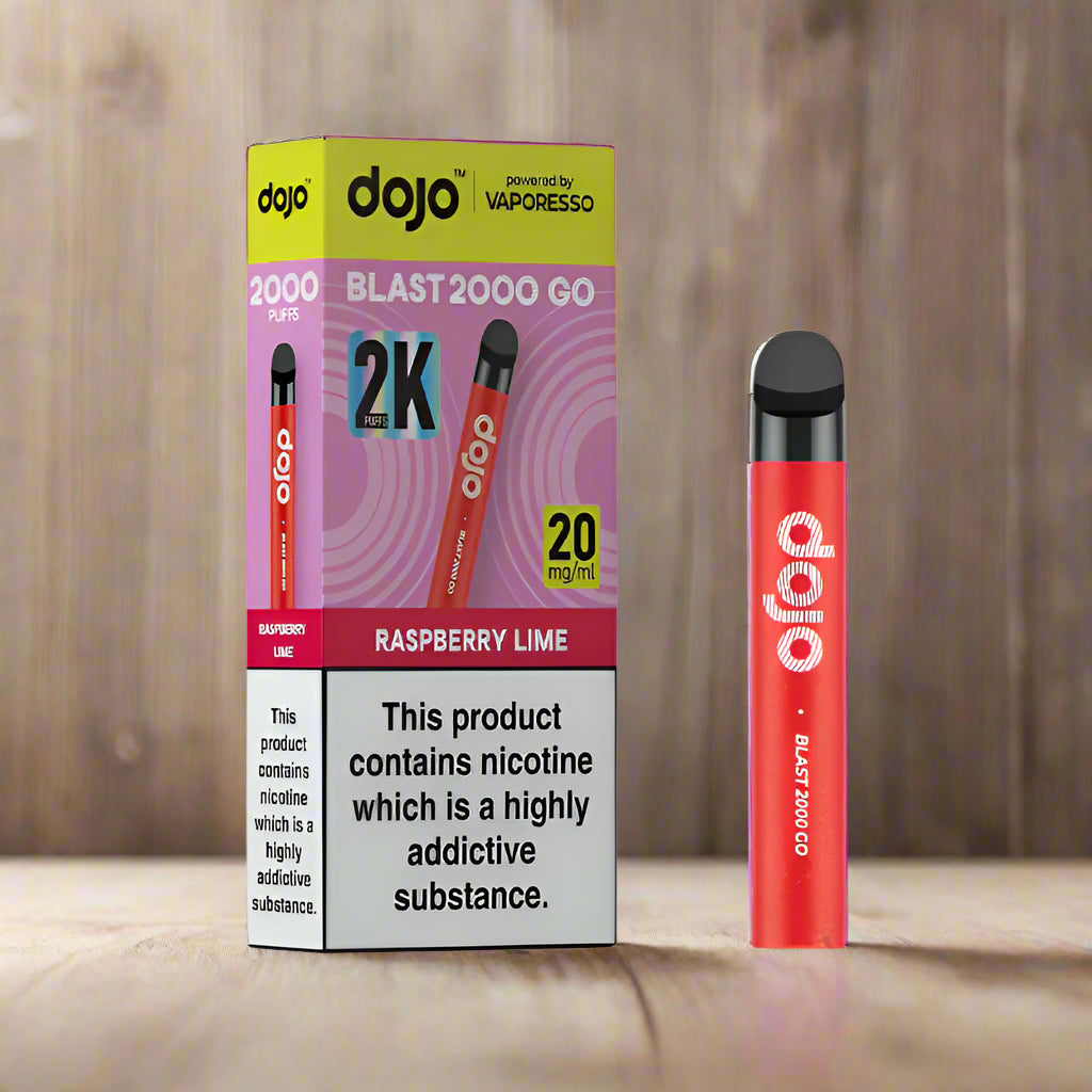 Vaporesso DoJO Blast 2000 Go Pod Kit Raspberry Lime