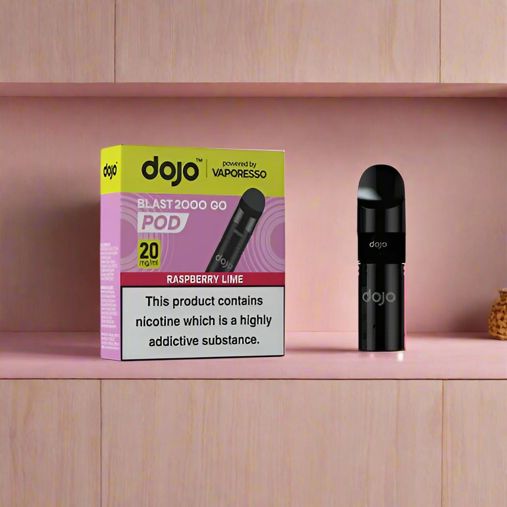 Vaporesso DoJO Blast 2000 Go Replacement Pods Raspberry Lime