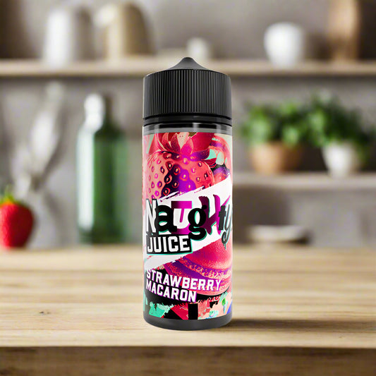 Naughty Juice - Strawberry Macaron 100ml Shortfill