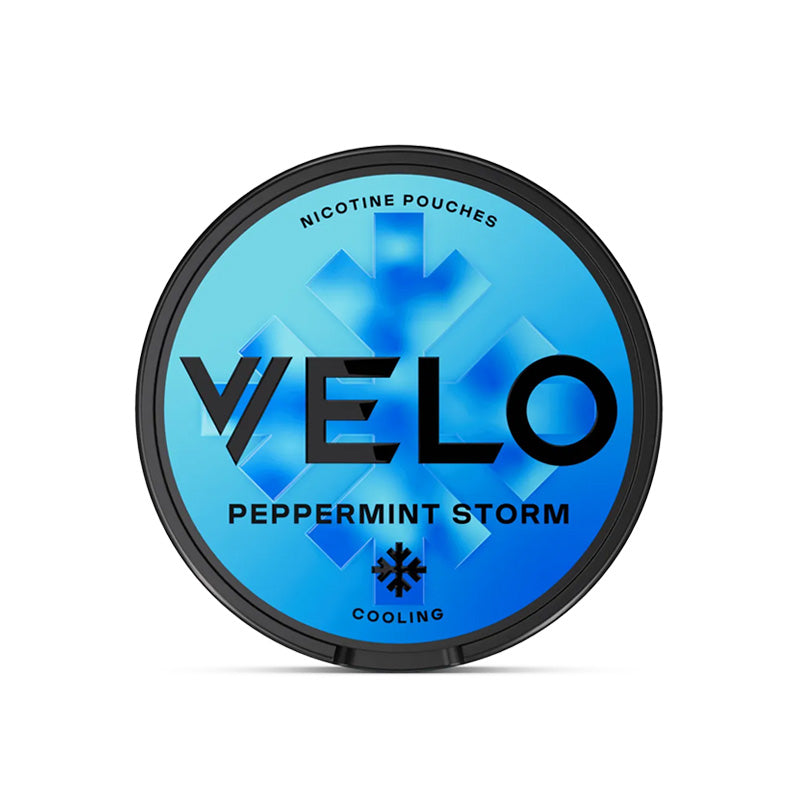 VELO Peppermint Storm Nicotine Pouches | Smoketronics
