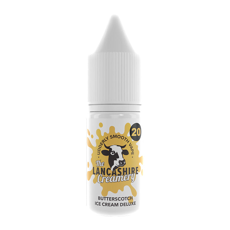 The Lancashire Creamery 10ml Nic Salts Strawberry Milkshake Deluxe