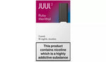 Juul 2 Pods - Ruby Menthol 18mg - Smoketronics