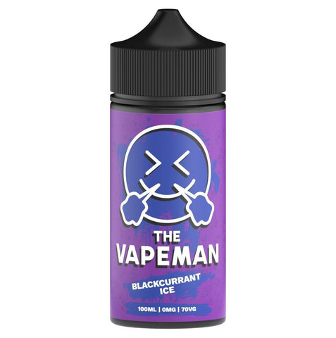 The VapeMan - Blackcurrant Ice 100ml - Smoketronics