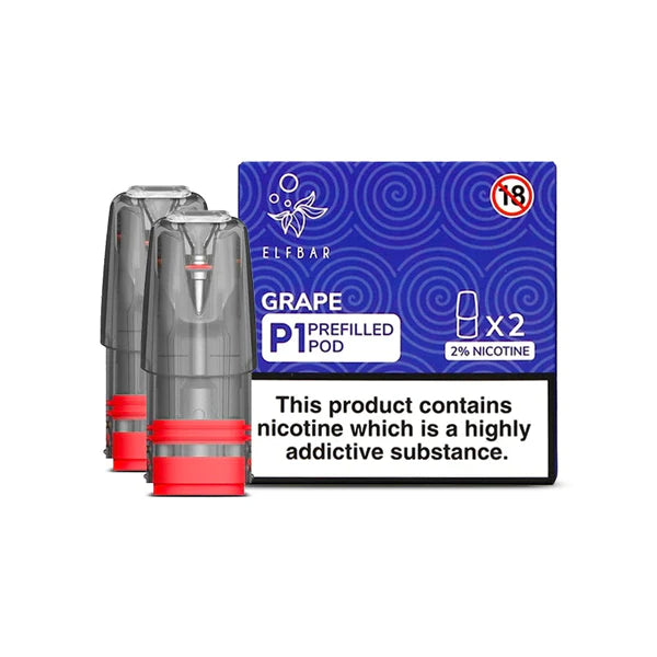 Elf Bar P1 Pre-Filled Vape Pods - Smoketronics