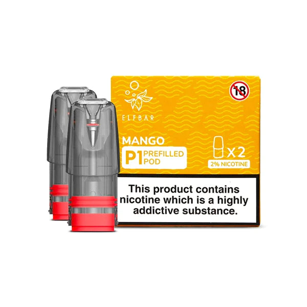 Elf Bar P1 Pre-Filled Vape Pods - Smoketronics